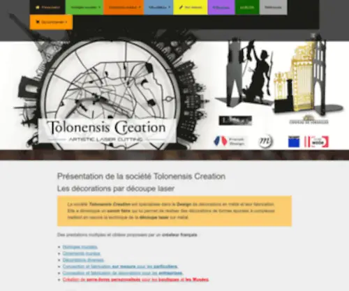 Tolonensis.com(Présentation de la société Tolonensis Creation) Screenshot