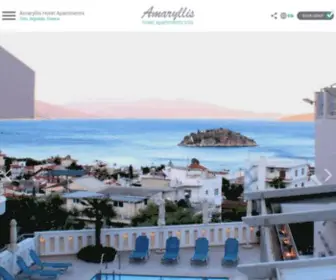 Tolonhotels.com(Amaryllis Hotel Apartments Tolo) Screenshot
