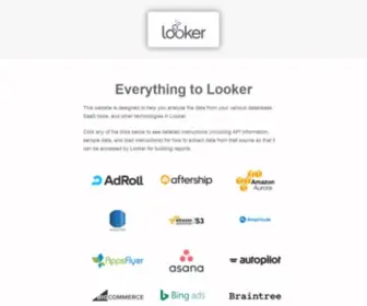 Tolooker.com(Everything to Looker) Screenshot