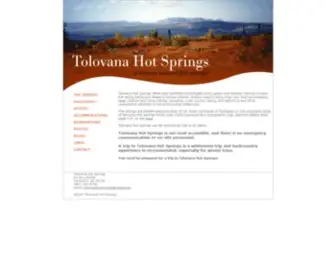 Tolovanahotsprings.com(Tolovana Hot Springs) Screenshot