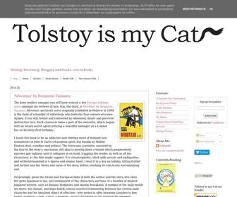 Tolstoyismycat.com(Tolstoy is my Cat) Screenshot