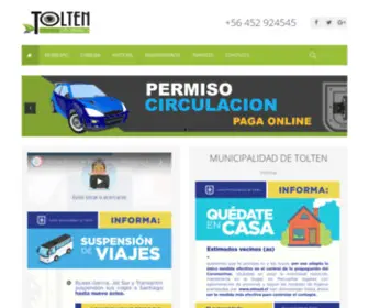 Tolten.cl(Portal institucional comuna Tolten) Screenshot