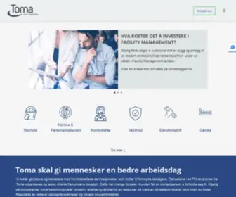 Toma.no(Landsdekkende facility management) Screenshot