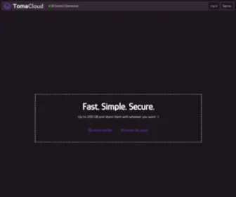 Tomacloud.com(Fast) Screenshot