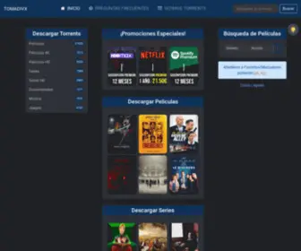 Tomadivx.net(Peliculas y Series Torrent) Screenshot