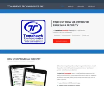 Tomahawk.ca(Tomahawk Technologies Inc) Screenshot