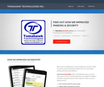 Tomahawktech.com(Tomahawk Technologies Inc) Screenshot