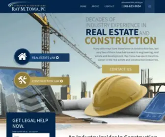 Tomalawfirm.com(Bloomfield Hills Real Estate Attorney) Screenshot