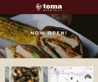 Tomamojogrill.com(Toma) Screenshot