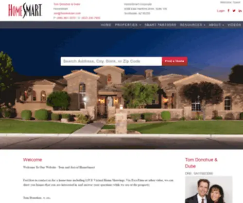 Tomandjeri.net(Scottsdale Homes For Sale Scottsdale Real Estate AZ Tom Donohue & Jeri Dube) Screenshot