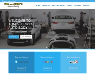 Tomandjerrysautobody.com(Tom And Jerrys Auto Body) Screenshot