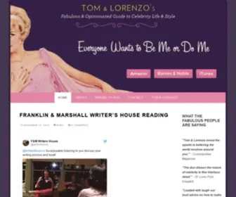 Tomandlorenzobook.com(Fabulous & Opinionated) Screenshot