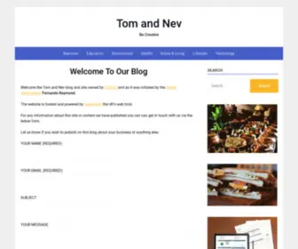 Tomandnev.co.uk(Tom and Nev) Screenshot