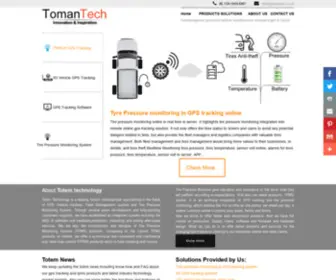 Tomantech.com(TOMANTECH focuses on providing various solutions to our clients on gps tracking & TPMS industries with advanced technology) Screenshot
