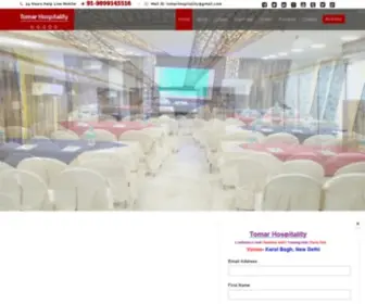 Tomarhospitality.com(Conference Venues in Delhi near Karol Bagh Metro Station) Screenshot