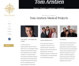 Tomarntzen.com(Tom Arntzen Official Website) Screenshot