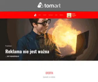 Tomart-Reklama.pl(TOMART Agencja Reklamowa) Screenshot