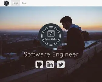 Tomasalabes.me(Tomas Alabes personal website) Screenshot