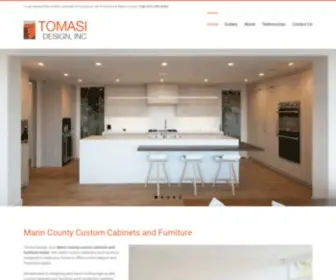 Tomasi-Design.com(Marin County Custom Cabinets) Screenshot