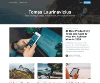 Tomaslau.com(Life Designed) Screenshot