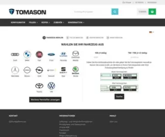 Tomason-Shop.de(TOMASON Shop) Screenshot