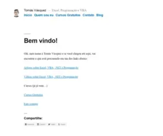 Tomasvasquez.com.br(Tom) Screenshot