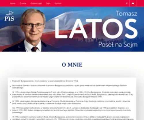 Tomaszlatos.pl(Tomasz Latos) Screenshot