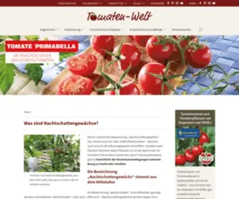Tomaten-Welt.de(Informationen zu Kultivierung) Screenshot