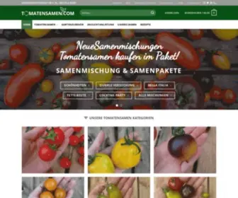 Tomatensamen.com(Bei uns kannst du Tomatensamen kaufen) Screenshot