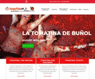Tomatina.es(La Tomatina 2015 buy OFFICIAL Tickets) Screenshot