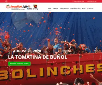 Tomatina.info(La Tomatina 2022) Screenshot