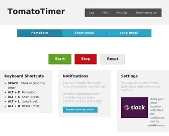 Tomato-Timer.com(TomatoTimer) Screenshot