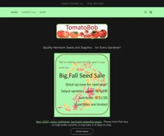 Tomatobob.com(Heirloom Seed) Screenshot