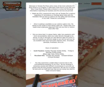 Tomatopiepizzajoint.com(Tomato Pie Pizza Joint) Screenshot