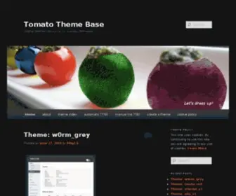 Tomatothemebase.eu(Tomato Theme Base) Screenshot