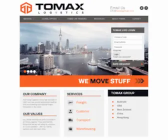 Tomaxgroup.com(Tomax Group) Screenshot