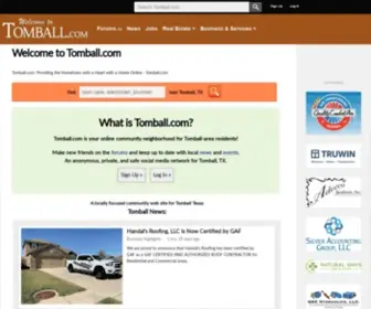 Tomball.com(Tomball Texas) Screenshot