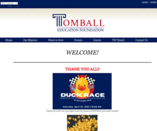 Tomballedfoundation.com(Tomballedfoundation) Screenshot