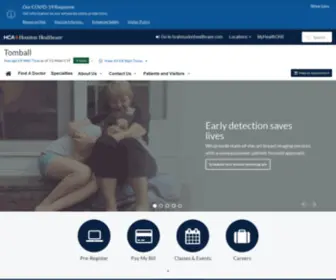 Tomballregionalmedicalcenter.com(HCA geo) Screenshot