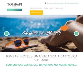 Tombarihotels.com(Hotel a Cattolica) Screenshot