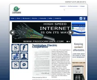 Tombigbee.net(Tombigbee Electric Cooperative) Screenshot