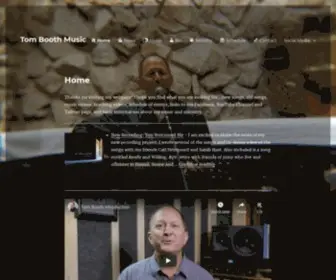 Tomboothmusic.com(Tom Booth Music) Screenshot