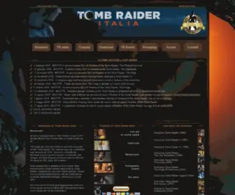 Tombraideritalia.it(Tomb Raider Official Fansite) Screenshot