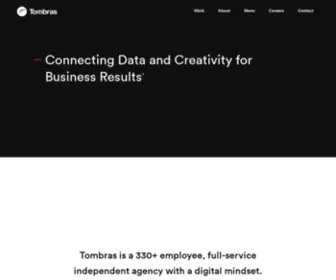 Tombras.com(A Fast Company 2018 World's Most Innovative Company. Tombras) Screenshot