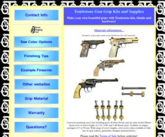 Tombstonegrips.com(Tombstone Gun Grip Kits) Screenshot