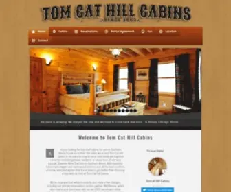 Tomcathillcabins.com(Tom Cat Hill Cabins) Screenshot