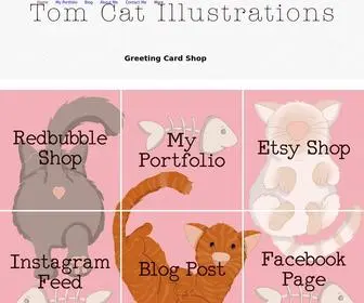 Tomcatillustrations.com(Tom Cat Illustrations) Screenshot
