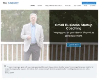 Tomclairmont.com(Small Business Startup Coach) Screenshot