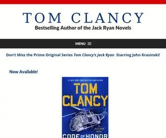 Tomclancy.com(Tom Clancy) Screenshot