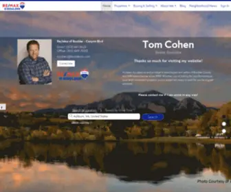 Tomcohen.com(Tom Cohen) Screenshot